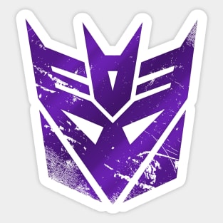 Decepticon Classic II Battledamaged Sticker